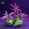 Artificial Aquarium Decor Plants Water Plastic Ornament Aquatic Plant Fish Tank Grass Decoration Accessories 14cm 12 Kinds