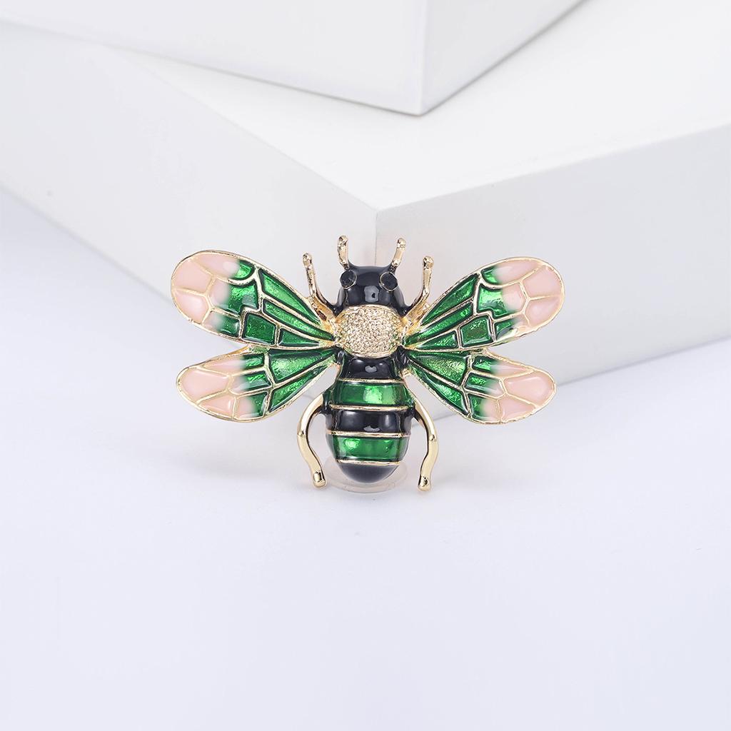 Drip Oil Painted Bee Brooch Delicate Gay Insect Corsage