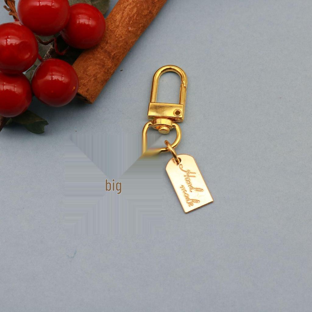 Colorful Flower Double-Sided Drip Oil Keychain Pendant