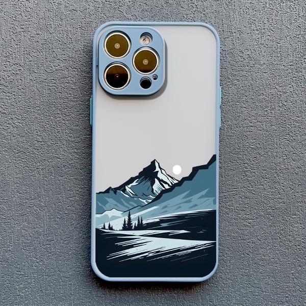 Fog Mountains Landscape Phone Case for iPhone 16 15 14 12 13 Mini 11 Pro Max X XS XR SE2 7 8 Plus Shockproof Back Cover Fundas