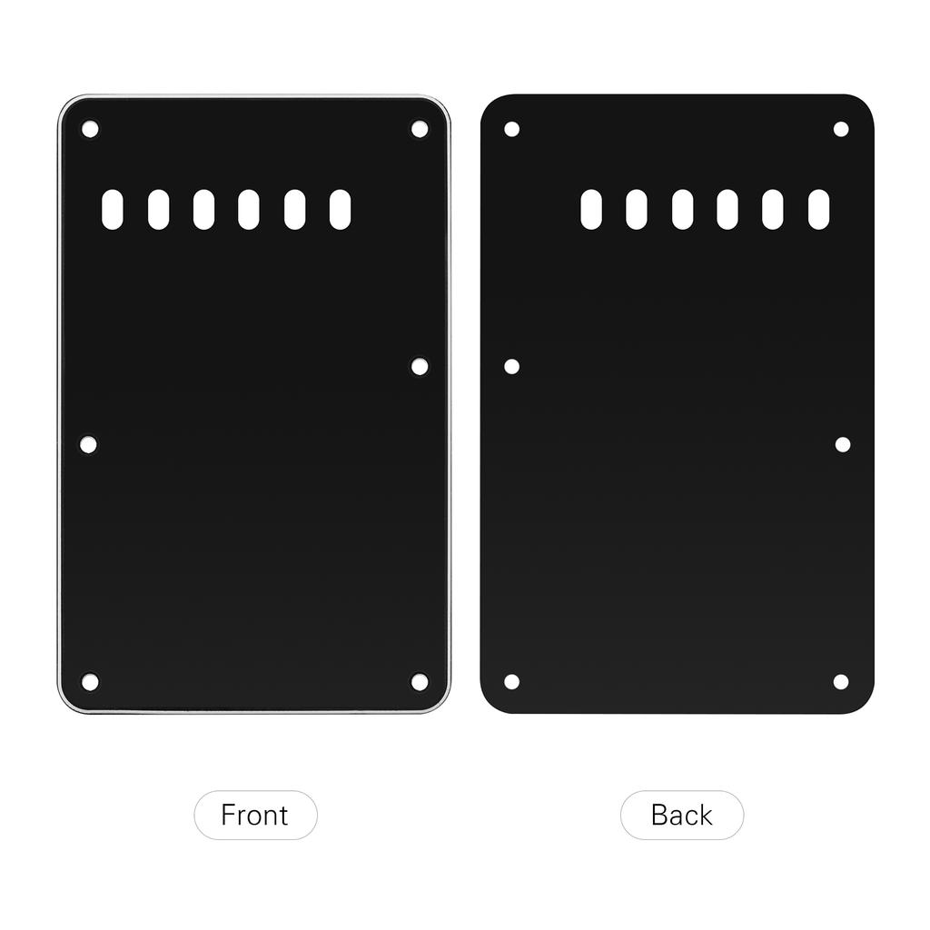 6 Löcher 3-lagige Gitarren-Rückplatte, Tremolo-Rückenabdeckung, Ersatz für ST-E-Gitarre