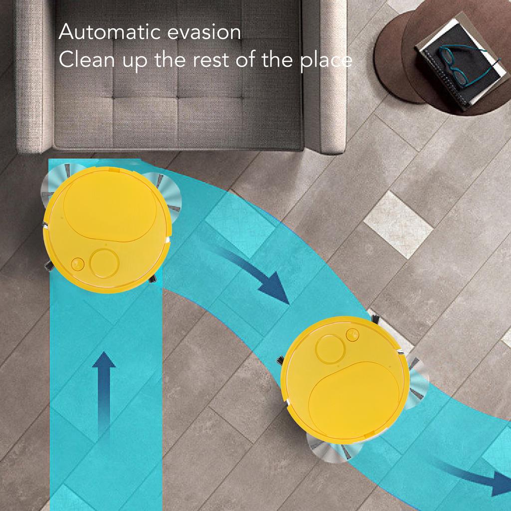 Robot Vacuum Cleaner Multifunctional USB Charging Mini Smart Mopping Sweeping Robot Cleaner For Wooden Flooring Tile Carpet