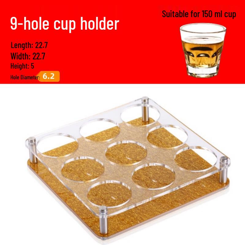 Shixun Acrylic Beer & Wine Glass Holder