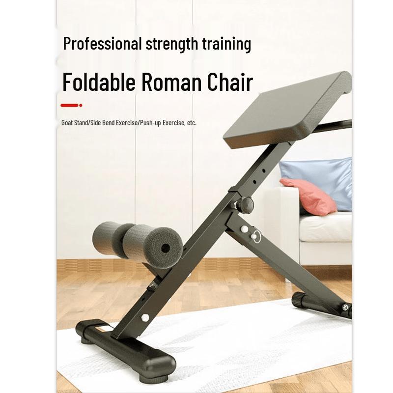 Foldable Multi-functional Roman Chair Hyperextension Bench