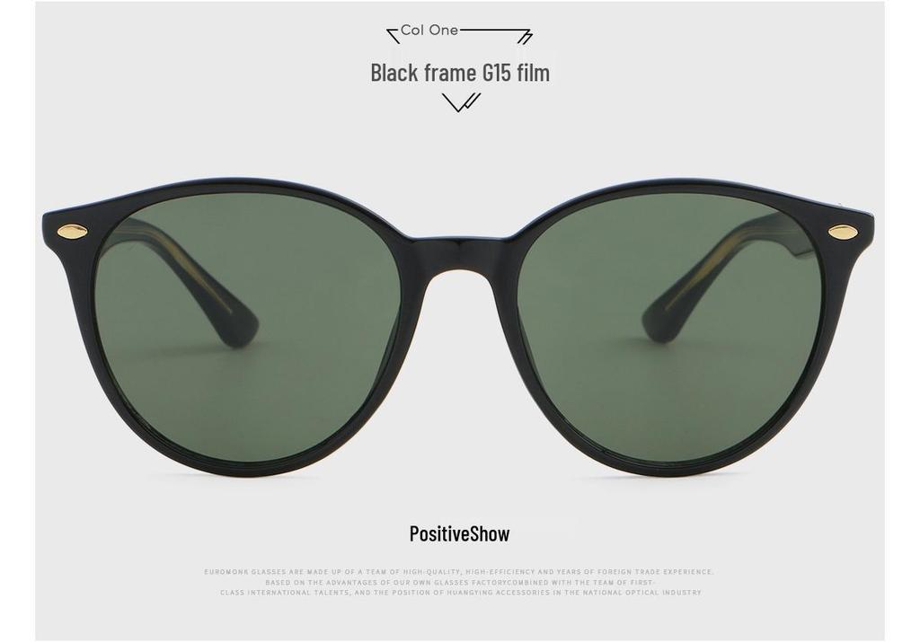 6801 Retro Propionic Acid Cat Eye Sunglasses - Unisex Fashion Trend