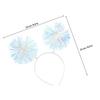 Pom Pom Bopper Headband for Women Teens Birthday Valentine's Day New Year Party Supplies Disco Ball Antenna Hair Band Festive