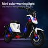 Auto Solar LED Warnleuchte Nachtfahrt für Motorrad Elektrofahrzeug Fahrrad Rücklicht Anti-Heck Stroboskop Warnleuchte Werkzeuge