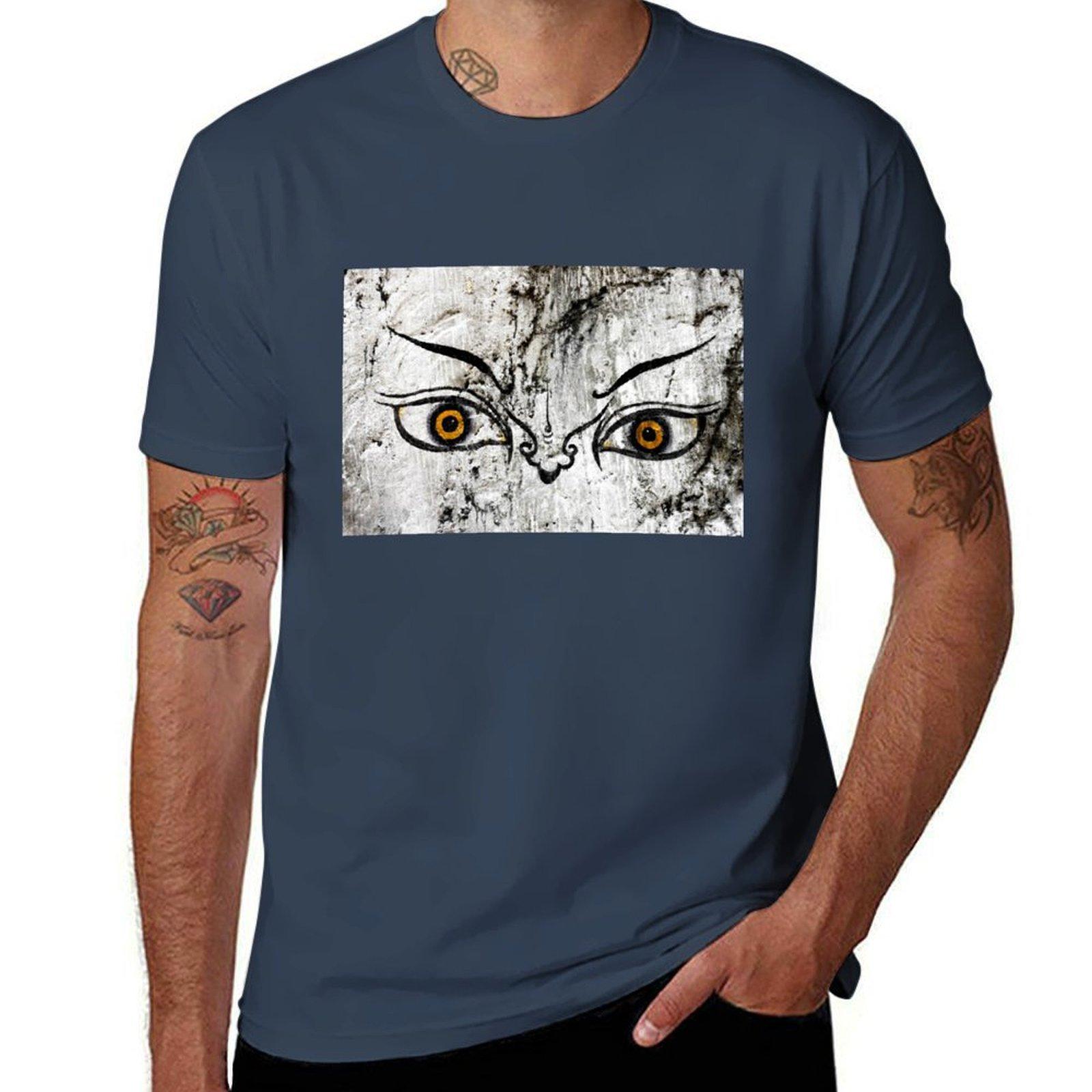 The eyes of Guru Rimpoche TShirt Comfortable Work Wear Tee S