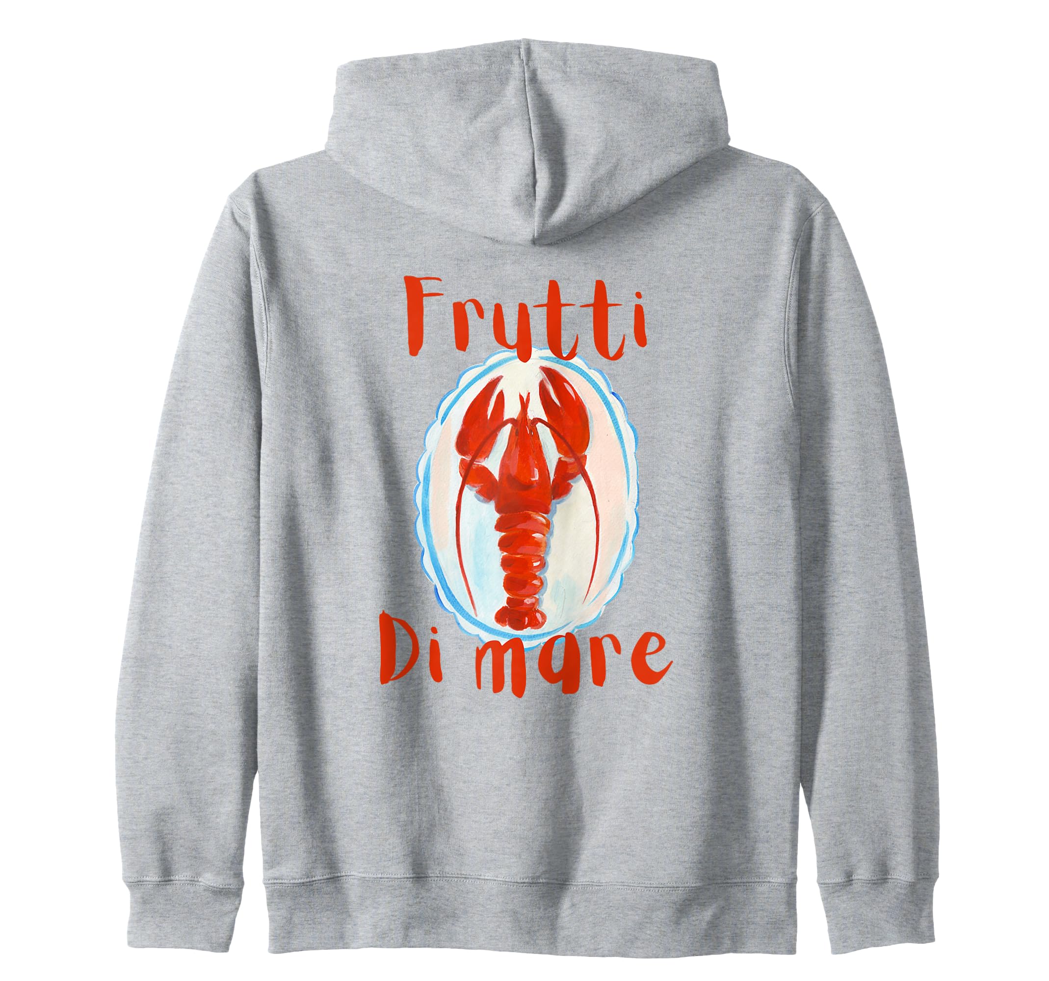 

Frutti di mare lobster sea coast aesthetic Italian summer zip hoodie