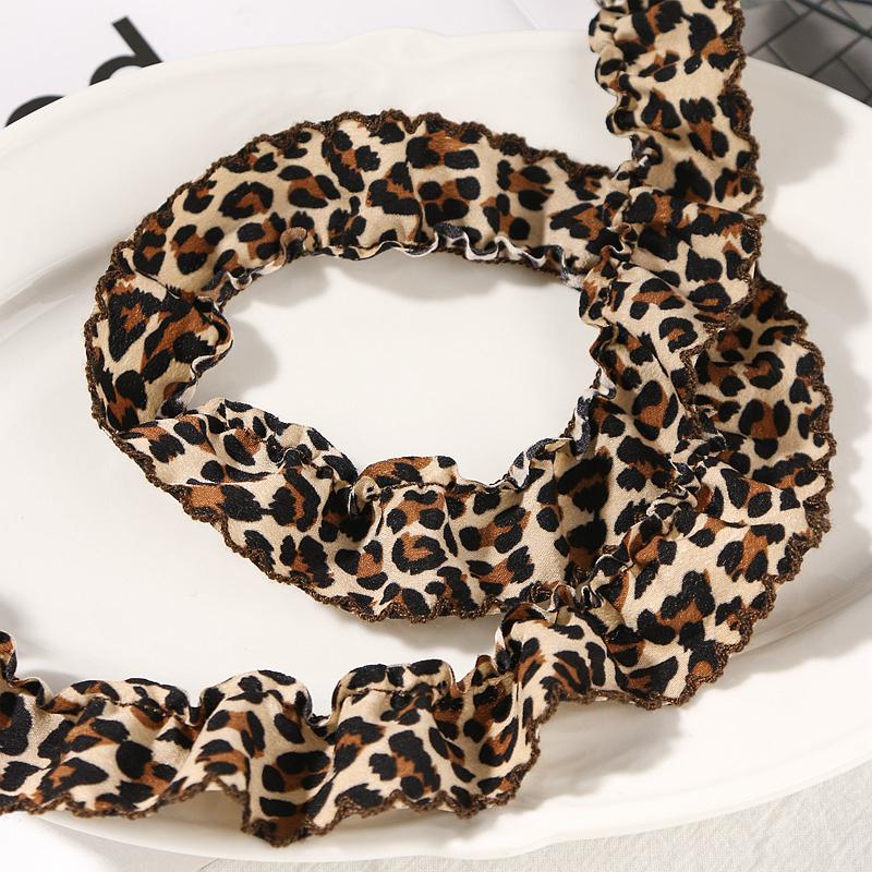 Lace Ruffle Plaid Ribbon Hat & DIY Hair Accessories: Leopard Print, Polka Dot, Silk Bow