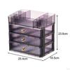 Kosmetikbox Tragbarer Hautpflegehalter Kosmetik-Display-Case Aufbewahrung für Schminktisch