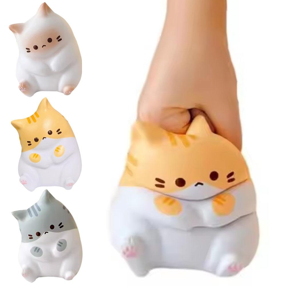 Tabby Cat Antistress Toy Squish 6/13 Cm