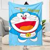 Doraemon's Happy Adventure Personalized Text Blanket Cozy Personalized Blanket Warmthful Decor Suitable for Couch Nap Living Room Bedding