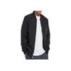 Calvin Klein Solid Color Side Pocket Zipper Closure Long Sleeve Jacket Men Jackets Black CM107904-BLACK