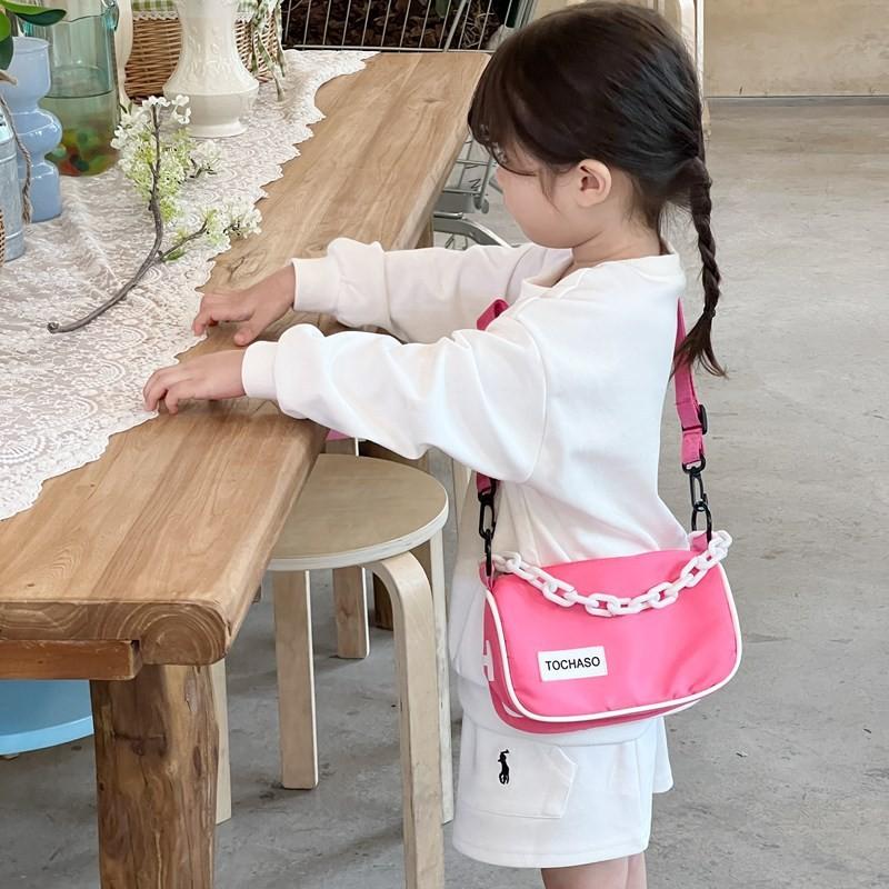 Stylish Oxford Cloth Children's Shoulder Bag Lightweight And Durable Versatile Design For School Use