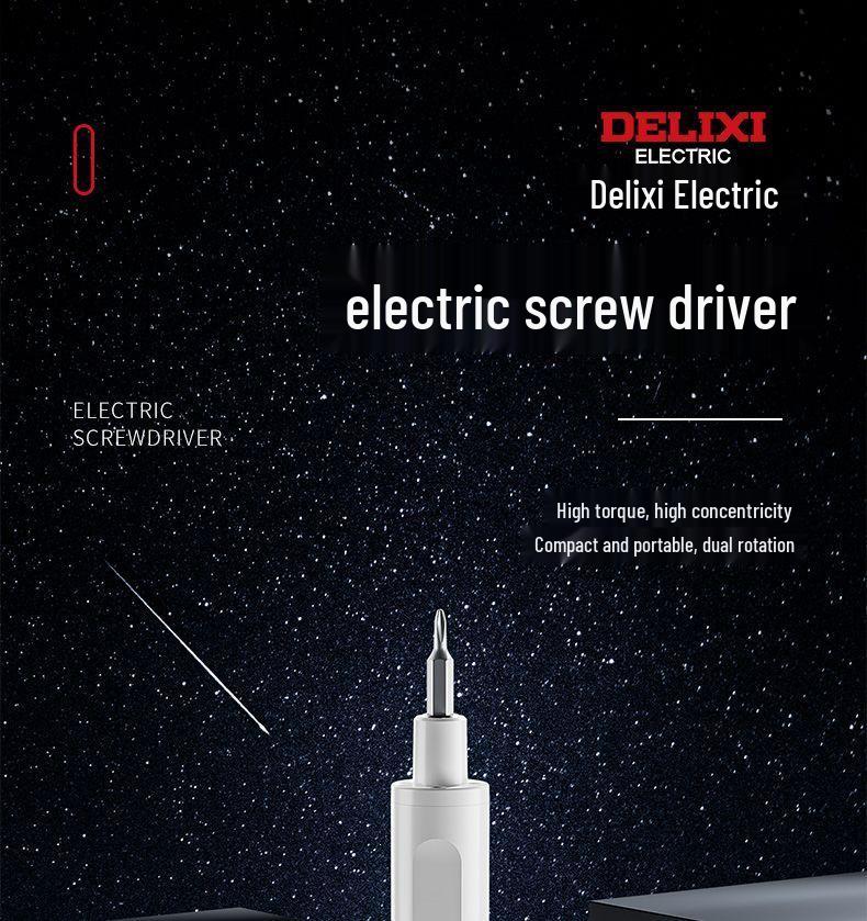 Rechargeable Multifunctional Mini Electric Screwdriver Set with Lithium Battery