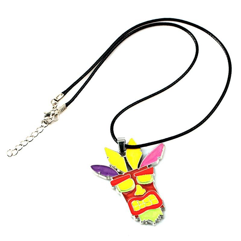 Premium Kvalitet Crash Bandicoot Actionfigur Aku Maske Dr Neo Cortex Nøkkelring Anheng