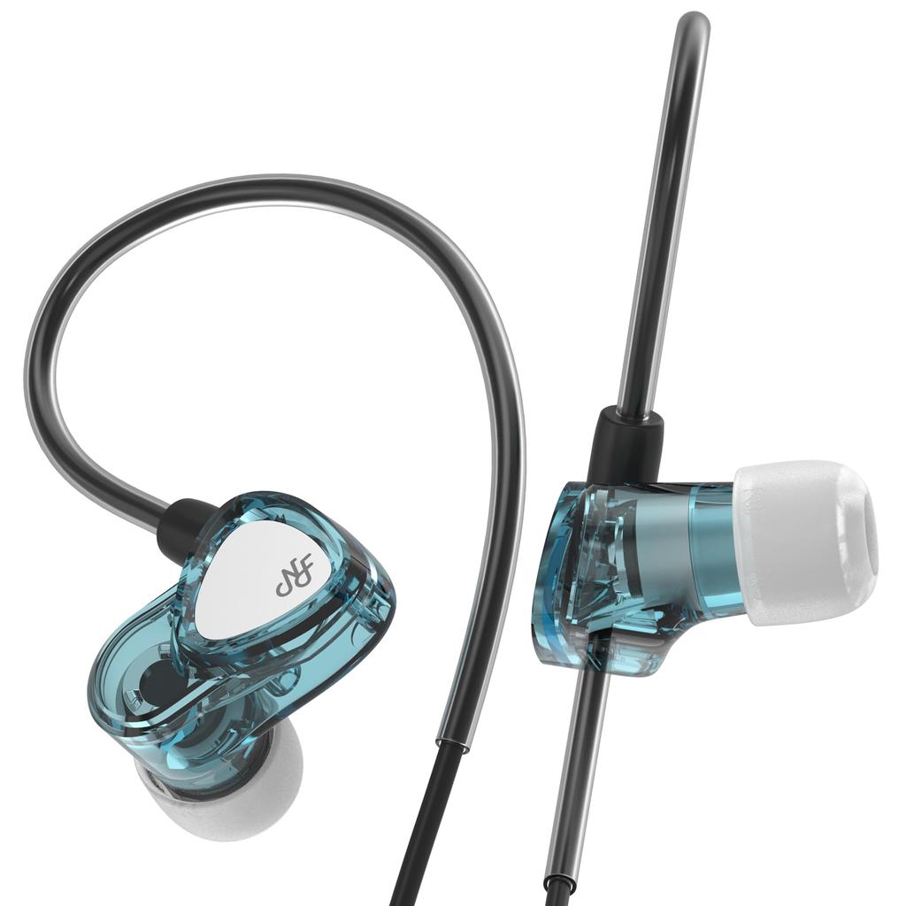 NF AUDIO RA05 Frequency Micro Dynamic 5N Copper Mini Stereo Connection Stereo In-Ear Earphones, 15Hz-30,000Hz Range, Driver, Oxygen-Free Cable, (3.5mm
