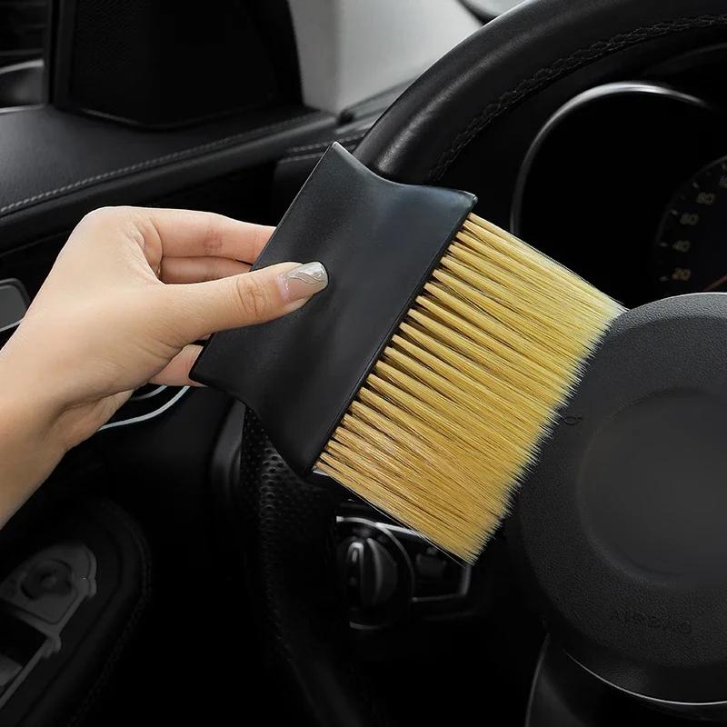 New Car Cleaning Tools Duster Brush for Fiat 500 Tipo Panda Qubo Doblo Spider Ducato Grande Punto Linea Bravo Coroma Accessories