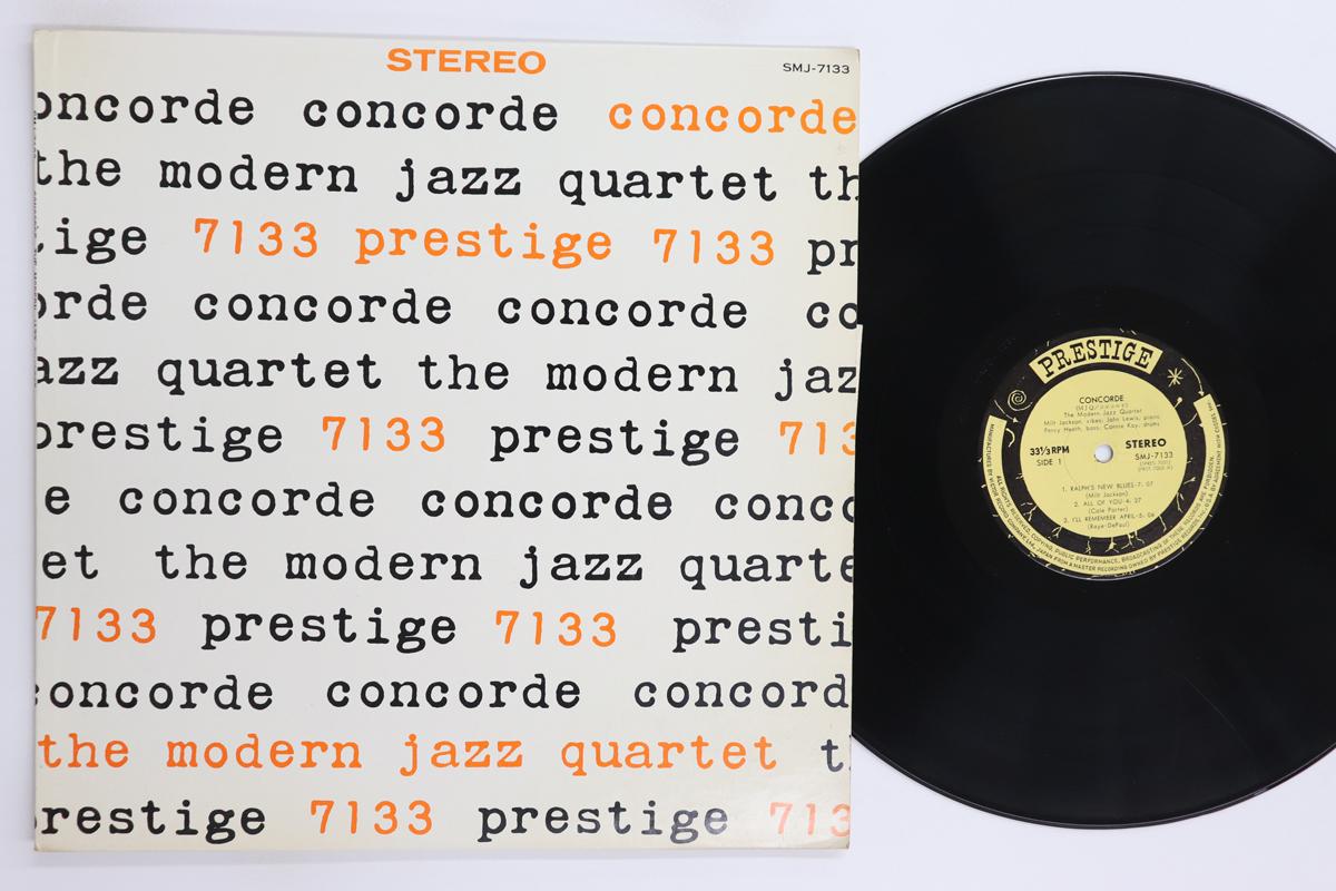 

LP Record MODERN JAZZ QUARTET Concorde SMJ7133 PRESTIGE 1963 Japan Jazz Used