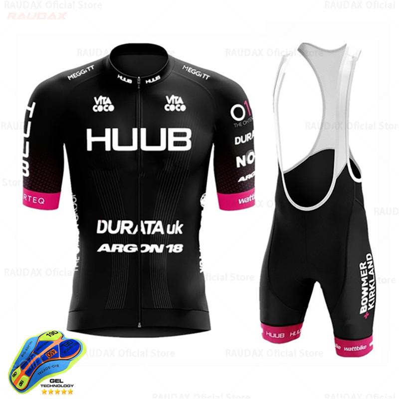 

HUUB Team Cycling Jersey Set 2023 Мужская летняя гонка MTB Велосипедная одежда Одежда для езды на велосипеде с коротким рукавом Ropa Ciclismo Outdoor Riding Bike Uniform