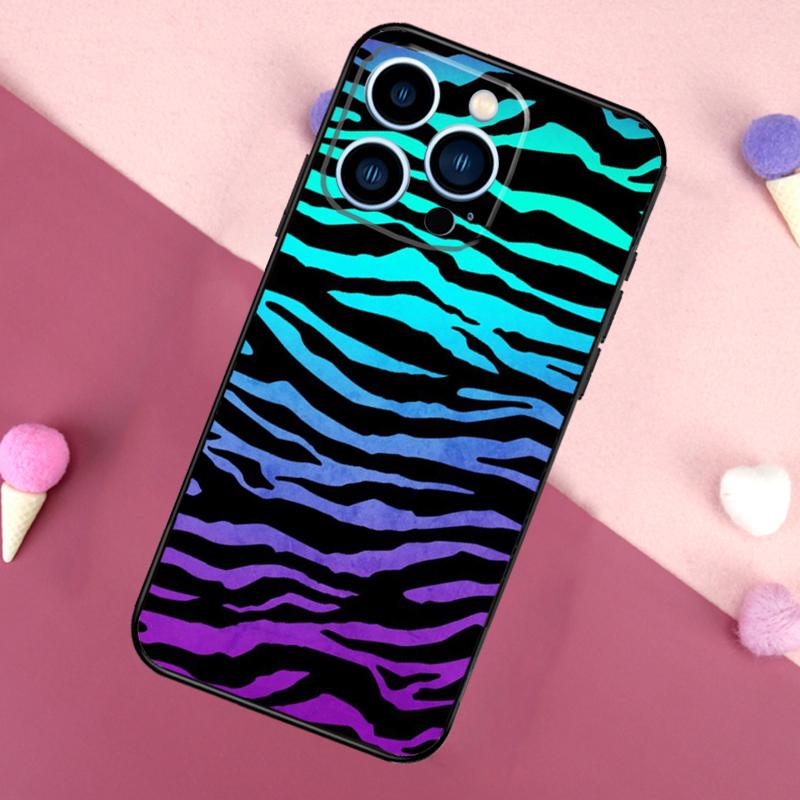 Zebra Skin Print Case For iPhone 16 Pro Max 11 12 13 Mini 14 15 Pro Max 16 Plus XR 16e Phone Back Cover