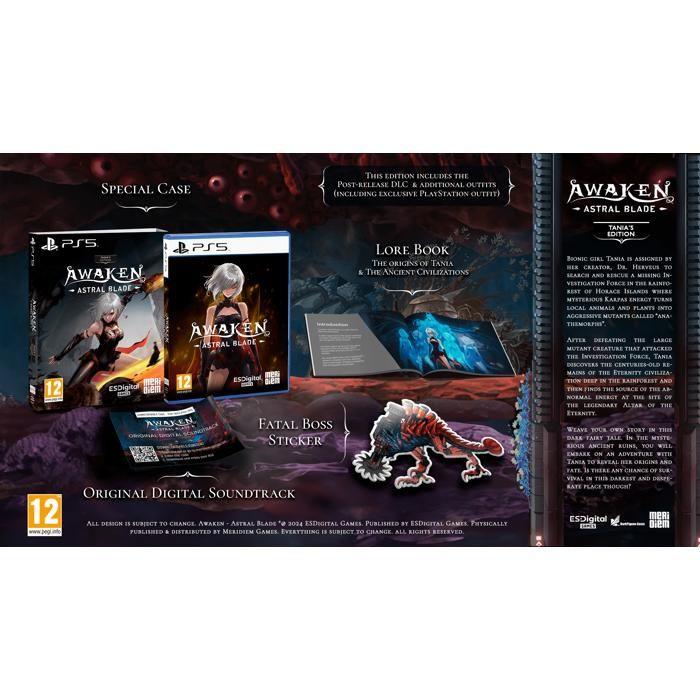 Jeu - meridiem games - awaken astral blade tania's edition - ps5 - garantie 2 ans - édition spéciale
