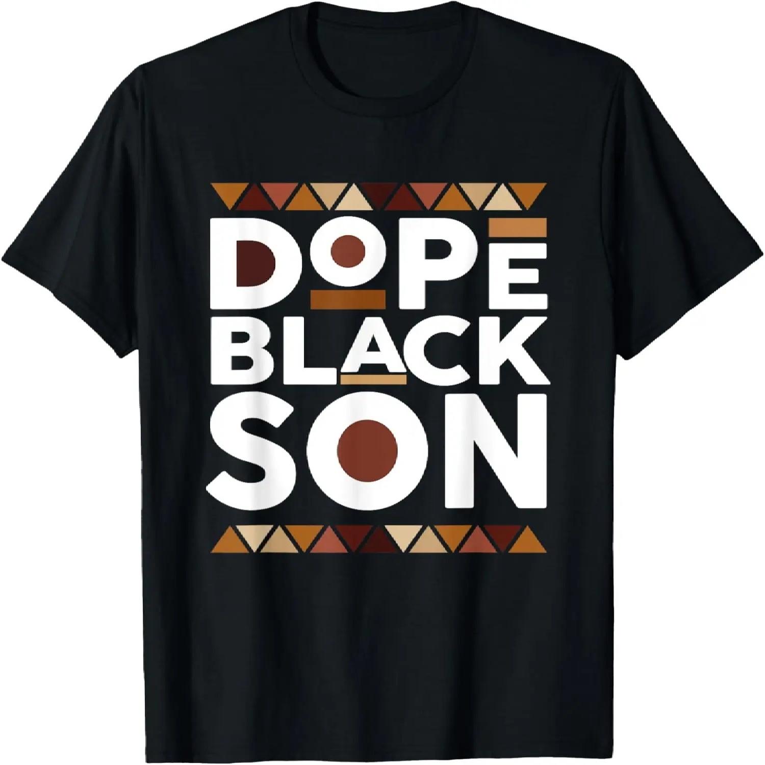 

Black History Month Family Matching Melanin Dope Black Son T-Shirt XXXXXL чорний