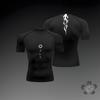 Herren Kompressionsshirt Fitness Sport Laufhose Gym T-Shirts Athletisch Workout Bodybuilding Quick Dry Tops T-Shirt Sommer