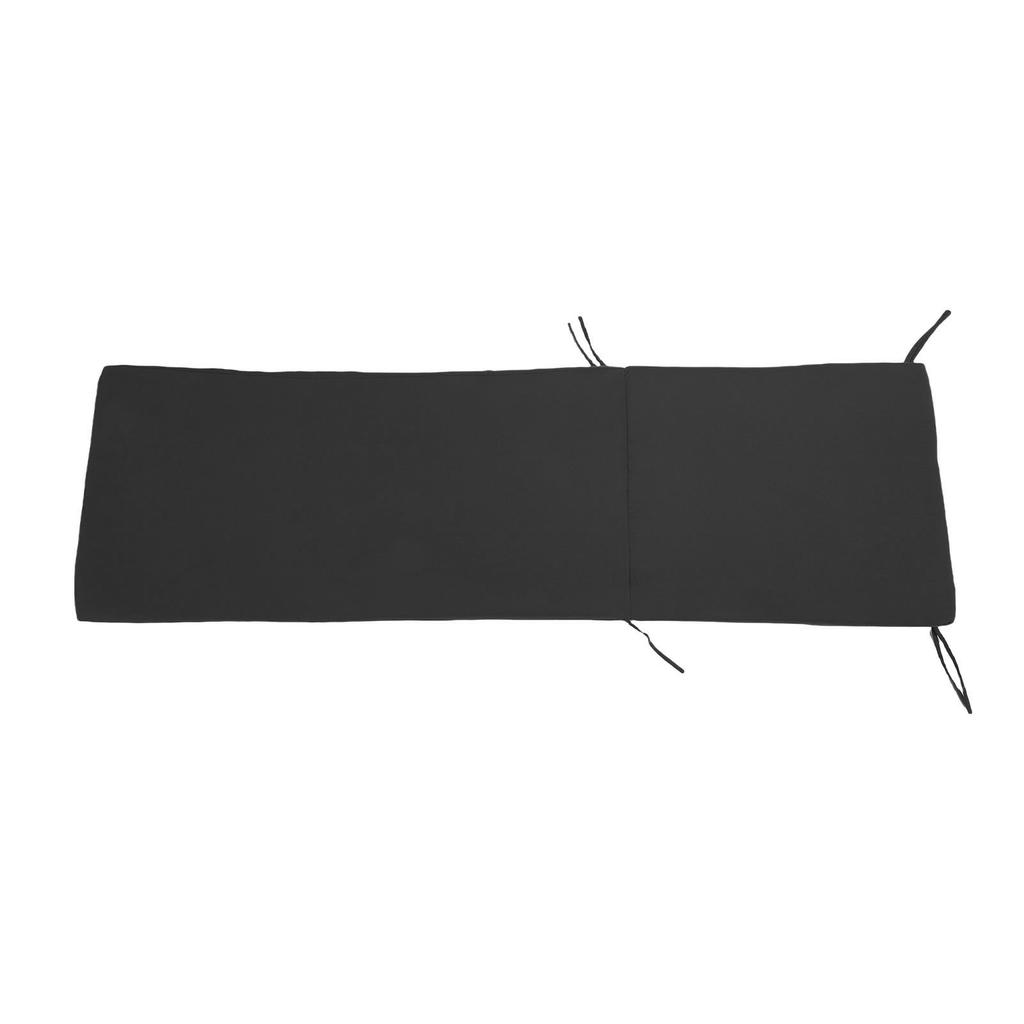 Lounge Chair Cushion with Ties Removable Rain Proof Fade Proof Sun Lounger Replacement Cushion for Beach Outdoor Patio