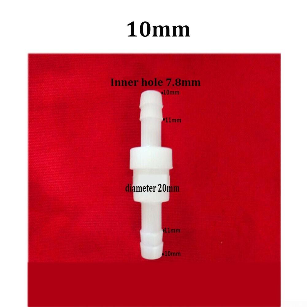 4/6/8/10/12mm Plastic One-way Non-return Check Valve Fuel Water/Gas/Air Vacuum