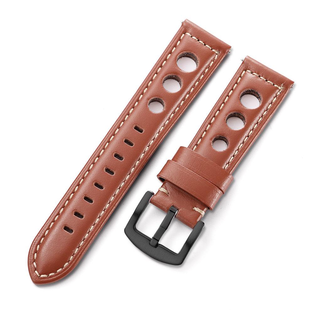 Cowhide Watch Strap Bracelet Vintage Genuine Leather 20mm 22mm 24mm Watchband Women Men Fashion Watch Band Belt With Pin Buckle