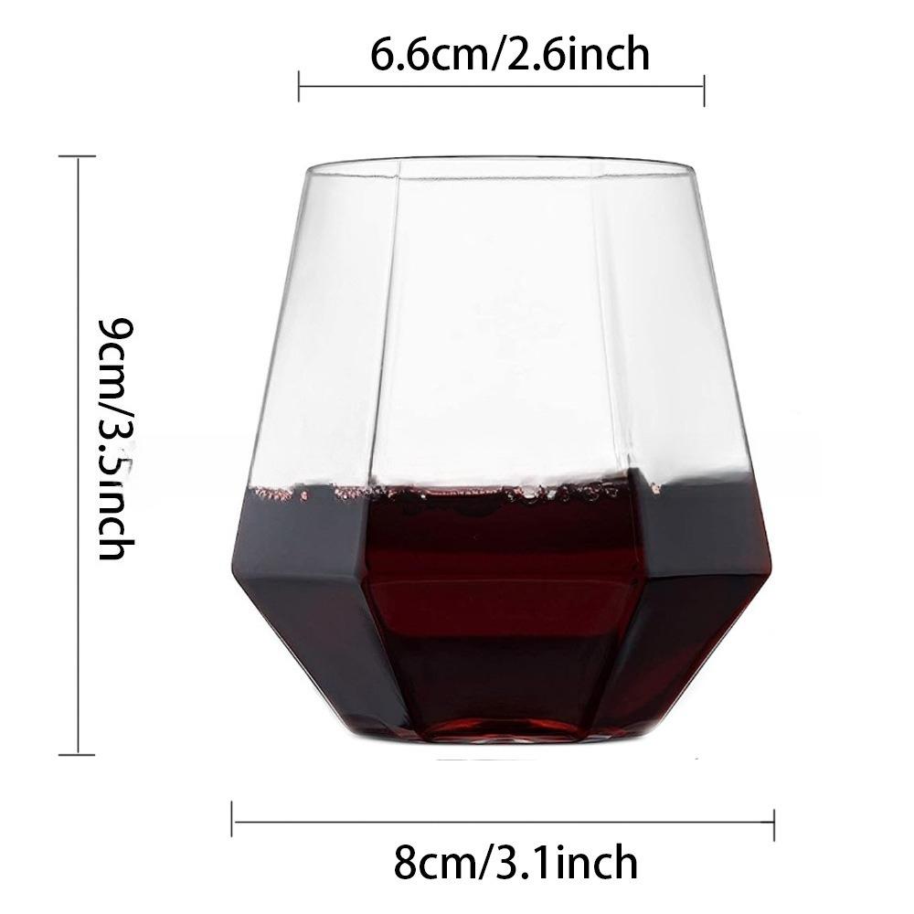 Wedding Wine Plastic Simulated Glass Drinkware Transparent Cocktail Glass Party Bar Club Drinking Tools Tea Coffee Mug