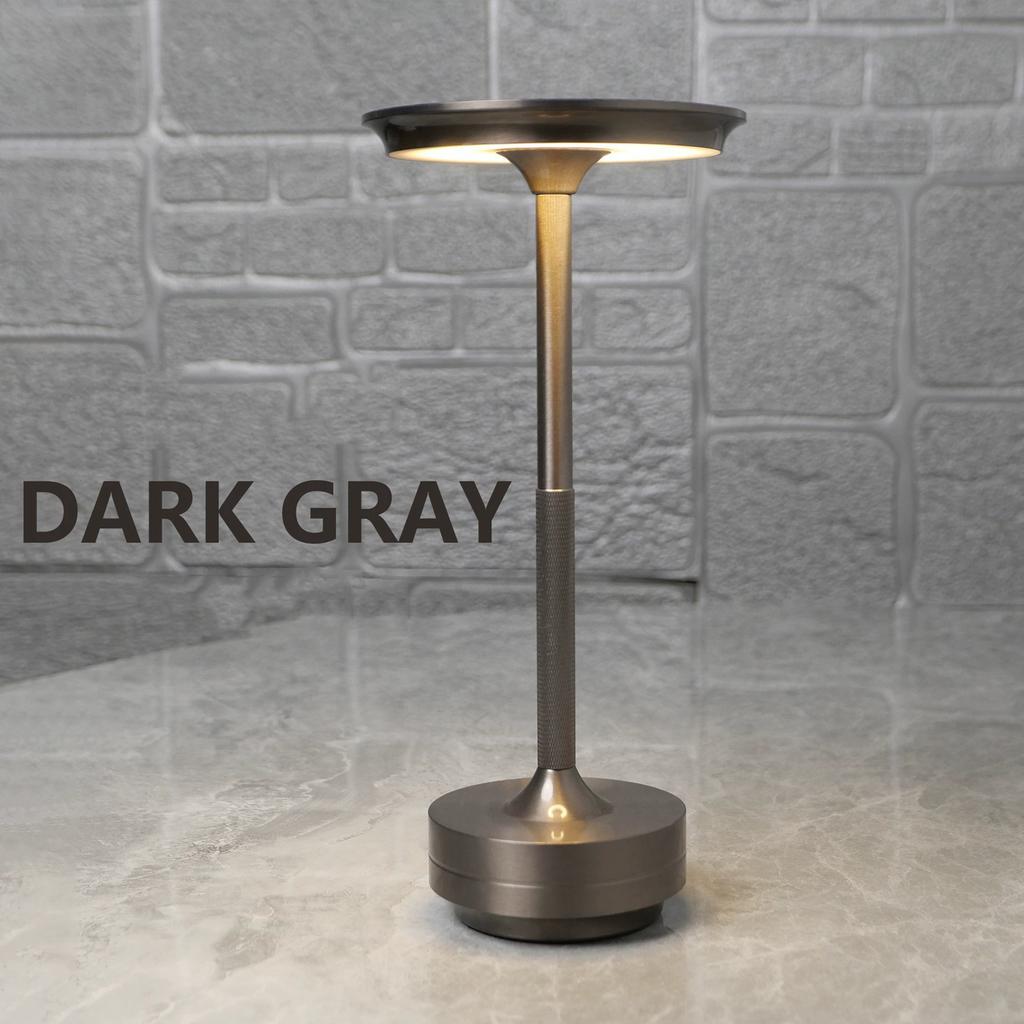 Wireless Rechargeable LED Desk Lamp Retro Touch Dimming USB Table Lamp Portable Atmosphere Light for Restaurant Bar Reading
