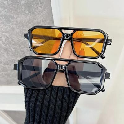 Designer Brand Square Sunglasses Women Men Classical Rectangle Frame Sun Glasses Female Mirror Colors Elegant Fashion