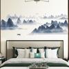 Big Size Landscape Painting Sticker Chinese Style Wallpaper  For Home Decoration