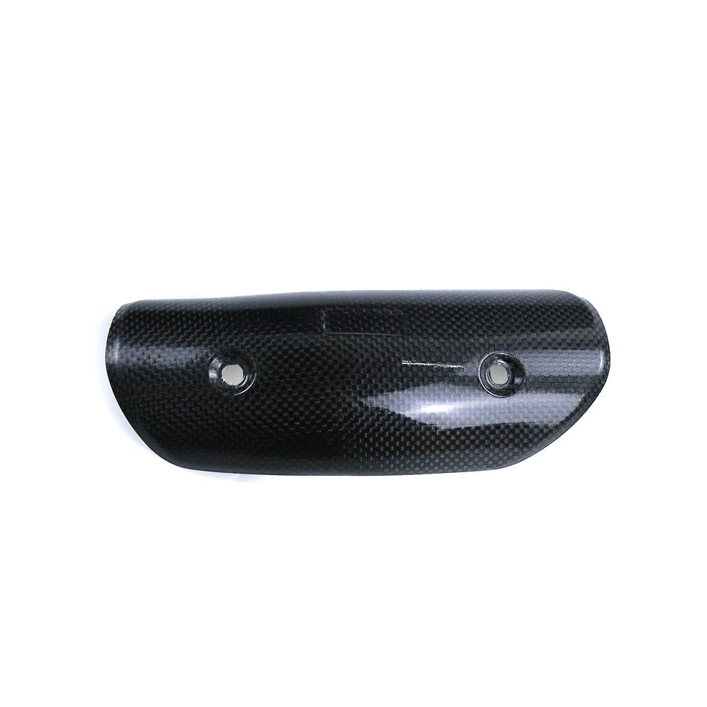 Motorcycle Carbon Fiber Exhaust Heat Shield - Anti-Scald, High-Temperature Resistant Cover.