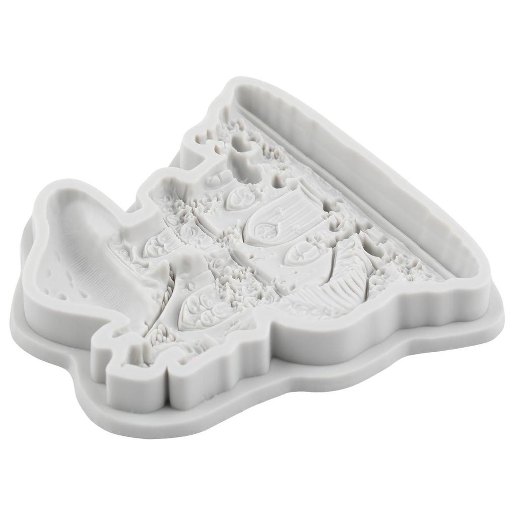 Mushroom House Silicone Molds Mushroom Fondant Mold Cake Decorating Tools Cupcake Topper Candy Chocolate Gumpaste Mold