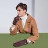 Suede Gloves Men's Autumn and Winter Windproof and Warm Touch Screen Piled Thickened Cycling Motorcycle Driving Cold and Non-slip