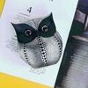 Dots Owl Statue Decorative Figurine Ornament for Home Office Resins Crafts Animal Sculpture for Book Shelf and TV Stand