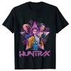 Kpop Demon Hunters Cartoon T-shirt for Chrildren  O-neck T-shirts 2025 Hot Movies Same Tshirts Fans Gifts Y2K High Street Tops