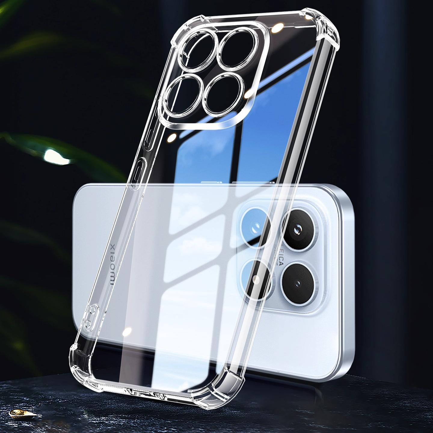 

EUCAGR Airbag Transparent TPU Shockproof Case For Xiaomi 17 Pro Max MI17 Back Cover Clear Shell Coque Fundas Xiaomi 17Pro Max Xiaomi 17 чистый