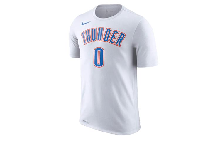 Nike X NBA T Shirts Men s Crew Neck Moderate Straight Fit 870797-100 XXXL