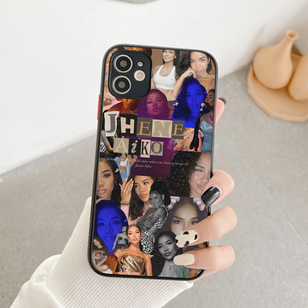 Sängerin J-Jhene-Aiko Handyhülle Für IPhone 14 11 12 13 Mini Pro Max 8 7 Plus X XR XS MAX Durchsichtige Matte Hülle
