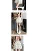 Women's High Waist White Lace Ballet Style A-line Midi Skirt