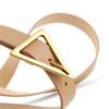 Women Triangle Belt Women Dress Belt Decoration Triangle Buckle Casual Jeans Slim Belt
