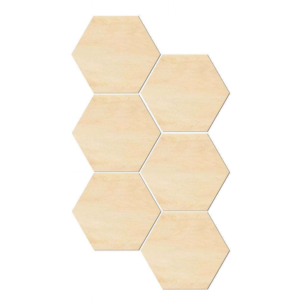 Wooden hexagon wall panel. Hexagon wall panel for the living room, 1 piece.