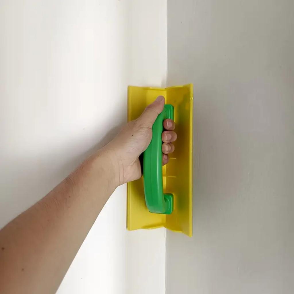 2pcs Wall Corner Smoothing Tool Plastic Inner And Outer Corner Handheld Plaster Trowel Drywall Gypsum Seam Tool Suitable For DIY And  Use, Drywall I