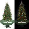 VidaXL Snowy Christmas Tree with Umbrella Base Artificial Christmas Tree Tree Christmas Decoration Living Room Living Room 284337