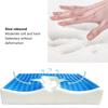Elderly Butt Cushion T Shaped Opening Triangular Slope Design Pad T Shaped Wheelchair Cushion for Wheelchair Office Car Use